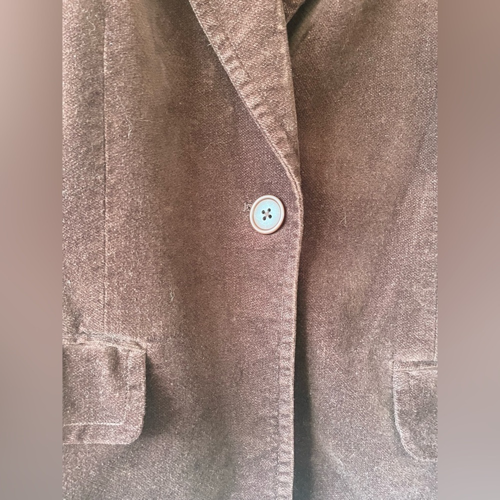 Jones New York brown fully lined corduroy blazer/suit jacket,single breasted;XL - Picture 3 of 8